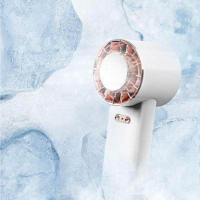 Mini ventilador recargable USB portátil Batería de 2200 MAh Ventilador de refrigeración por hielo USB