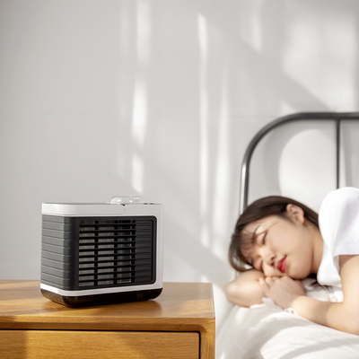 Las iones negativo ventilan una fan más fresca: Aire acondicionado portátil, 3 velocidades y luz caliente