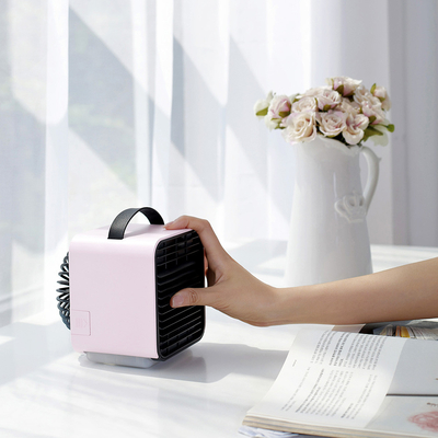 2000mAh Recargable ventilador de aire frío de mano con 3 dirección del viento ajustable