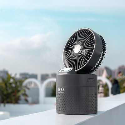 Fan ultrasónica del espray de la niebla del agua del ventilador de la tabla del Usb 4000mAh de la batería