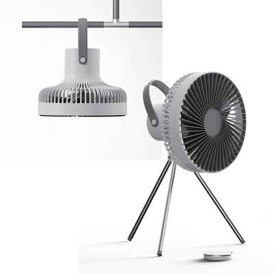 Fan al aire libre del Usb del trípode LED de la fan de 7 Vane Remoter Control Rechargeable Table