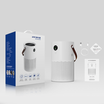 H12 oficina portátil del escritorio del mini HEPA del aire del hogar del filtro Ap01 limpiador del purificador