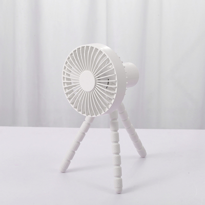 Tipo de enfriamiento fan flexible de la velocidad de Mini Handheld Stroller Fan 3 del trípode de C