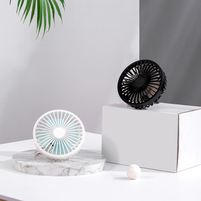 Cargador USB portátil DC5 12V 24V LED Mini Car Fan del aire acondicionado del PDA de 4 pulgadas