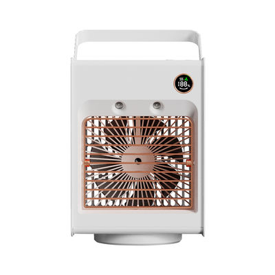 Calidad  Rechargeable USB Air Cooler Fan 4000mAh Battery Nano Ice Mist Fan Fábrica
