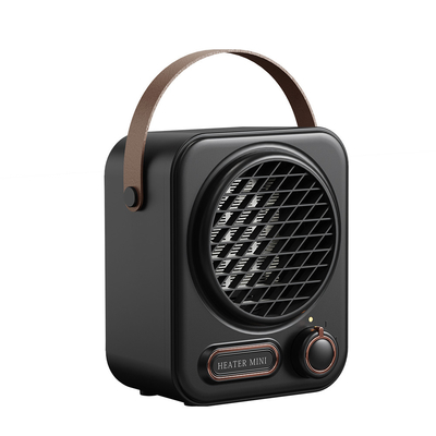 Mini calentador portátil clásico, ventilador blanco para espacio pequeño