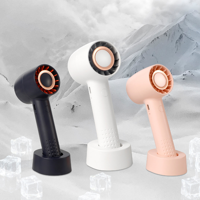 Fan recargable blanca de la turbina 2000mAh Mini Portable USB del fuerte viento de la fan de tabla