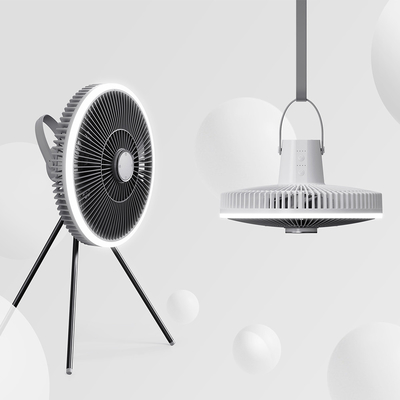 Las fans permanentes 5W 10000mAh del piso recargable llevaron la fan ligera teledirigida