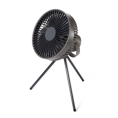 ABS al aire libre Mini Tripod Fan portátil ligero recargable de la fan de la batería que acampa 10000mAh