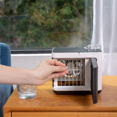 Agua helada evaporativa portátil casera Mini Air Conditioner For Room del refrigerador de aire del nuevo DC coche al por mayor de 2022 al aire libre