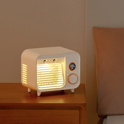 La mejor fan portátil del refrigerador de la refrigeración por agua USB del LED Mini Personal Rechargeable Air Conditioner