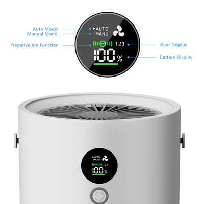 blanco verdadero del purificador AP01 Smart H13 Hepa del aire del hogar 10000mAh