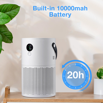 blanco verdadero del purificador AP01 Smart H13 Hepa del aire del hogar 10000mAh