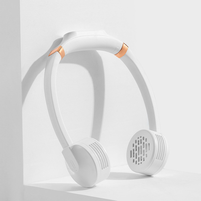 Fan colgante deshojada del cuello del aire acondicionado de Mini Fan Usb Charging Wearable de la curva