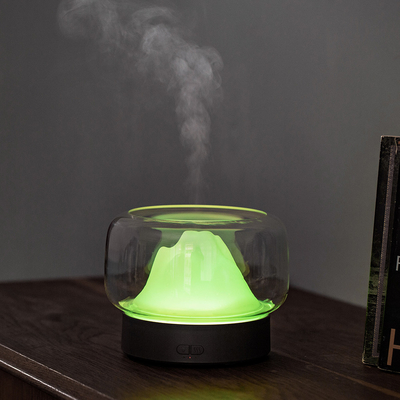 La niebla fresca colorida ultrasónica casera de 2021 400ML LED sospechó el difusor transparente del aroma del aceite esencial para el sitio