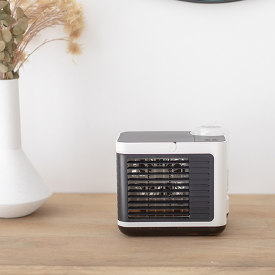 Ventilador de aire acondicionado portátil Mini ventilador de enfriamiento de niebla de agua evaporativa