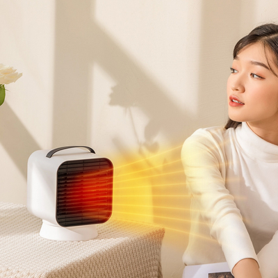 Calentador de cerámica eléctrico interior del escritorio del calentador de fan del dormitorio AC220V pequeño Ptc 1000W