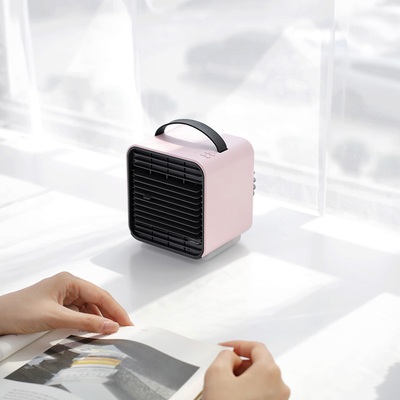2000mAh Recargable ventilador de aire frío de mano con 3 dirección del viento ajustable