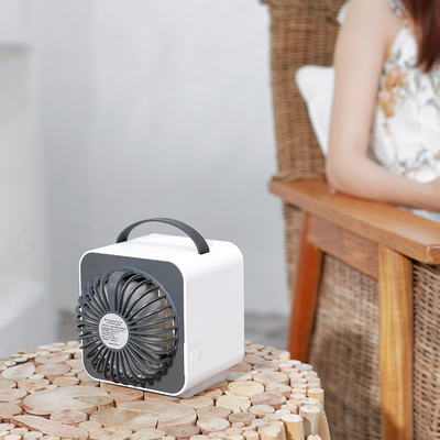 Ventilador de aire fresco recargable con luz nocturna LED