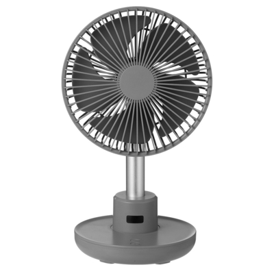 6 fan recargable oscilante de sitio del sitio distribuidor de la fan del aire del ABS de la pulgada 4000mAh