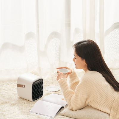 Oficina blanca personal de la FCC RoHs Mini Portable Electric Heater 600W 900W