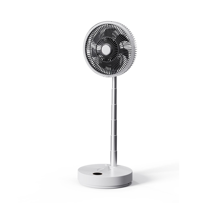 Fan oscilante plegable telescópica inteligente de la tabla portátil de la batería de la fan de la carga por USB