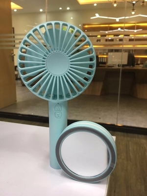 Fan práctica recargable portátil 2000mAh 4 Vane Mini Rechargeable Fan del USB