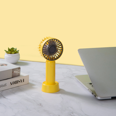 3 viento 4W Mini Portable Handheld Fan 1200mAh Mini Desktop Fan USB