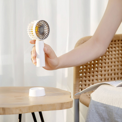 3 viento 4W Mini Portable Handheld Fan 1200mAh Mini Desktop Fan USB