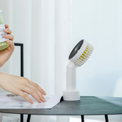PDA Mini Electric Fan de la velocidad de 1200mAh Mini Portable Handheld Fan Rechargeable 3