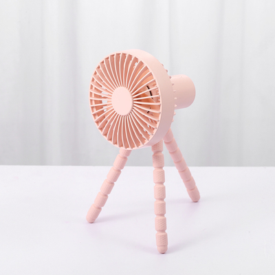 PDA portátil Mini Portable Fan de la batería 1800mah de la fan del trípode flexible
