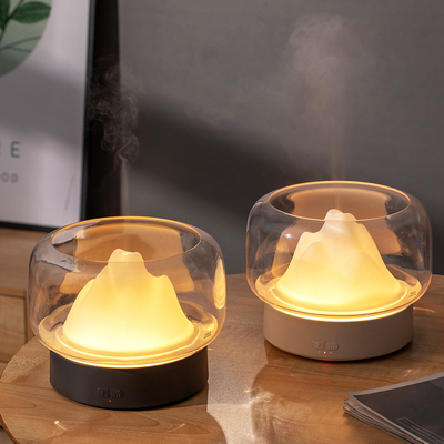 Difusor del aceite esencial del Aromatherapy de la luz de la montaña 400ml LED del difusor del aceite del aroma de la niebla