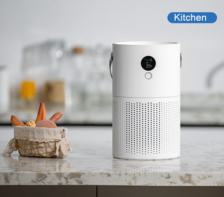 Mini pequeño blanco del escritorio del purificador AP01 HEPA H13 del aire del hogar 10000mAH