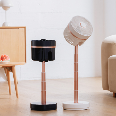 Fan oscilante derecha recargable de la torre